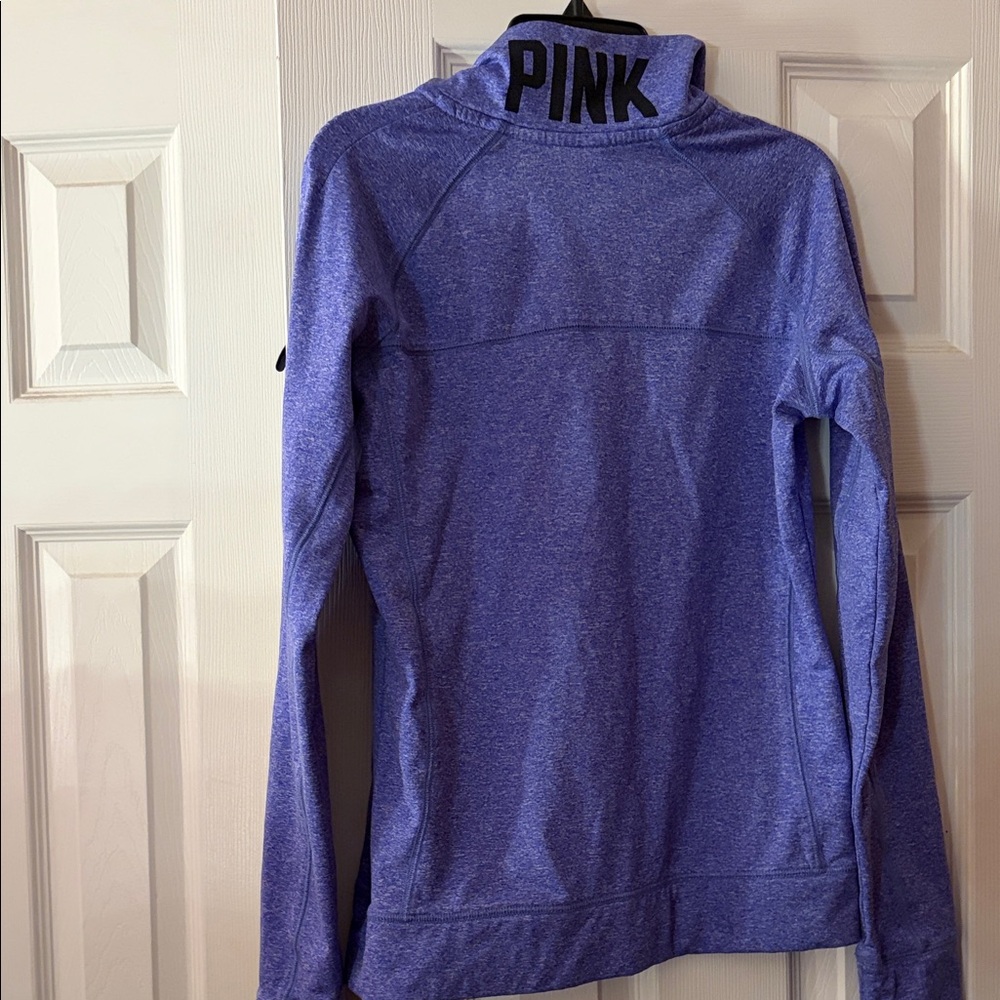 PINK Brand Lavender Quarter-Zip Pullover - Picture 7 of 7